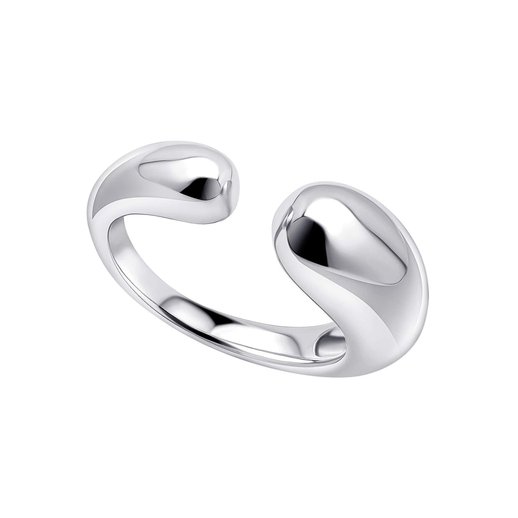 Beginnings Open Organic Shaped Ring