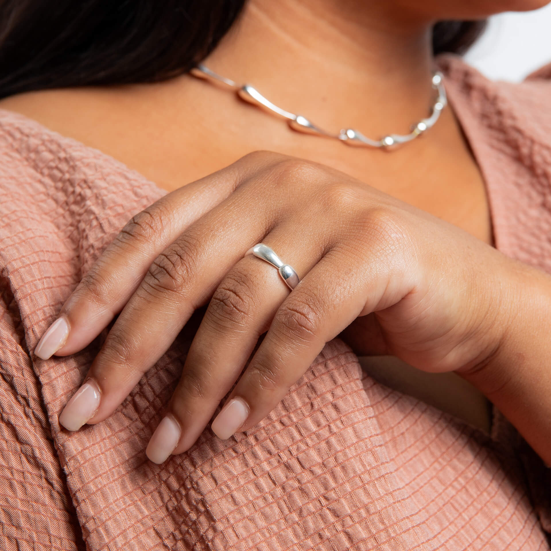 Beginnings Elongated Teardrop Ring
