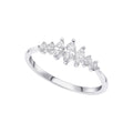Beginnings Graduated Marquise Cubic Zirconia Ring