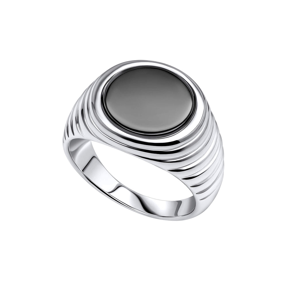 Beginnings Black Onyx Signet Ring