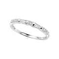 Beginnings Baguette Cut Half Eternity Ring