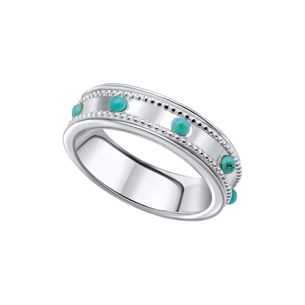 Beginnings Turquoise Spinner Ring