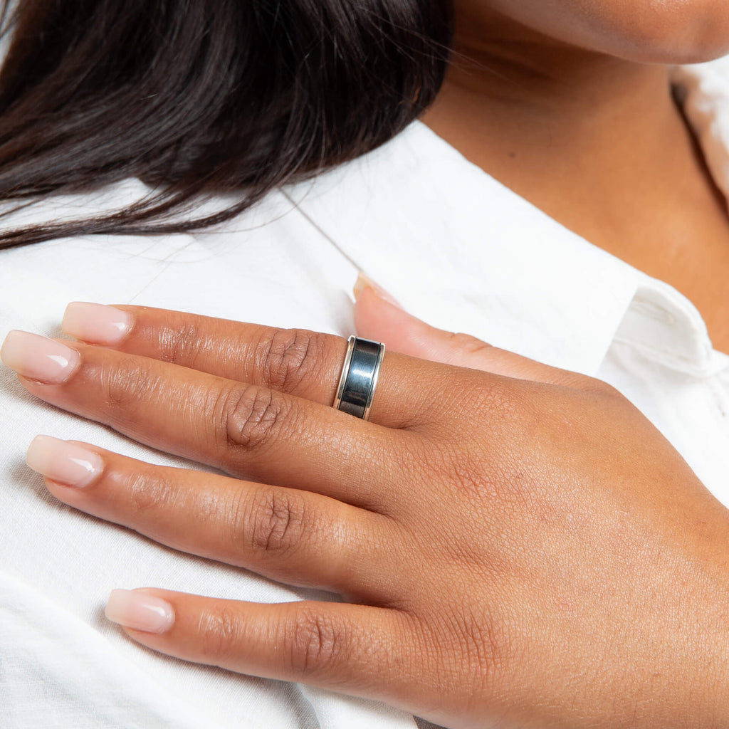 Beginnings Brushed Design Spinner Ring