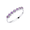 Laura Ashley Silver Alford Meadow Light Amethyst Ring