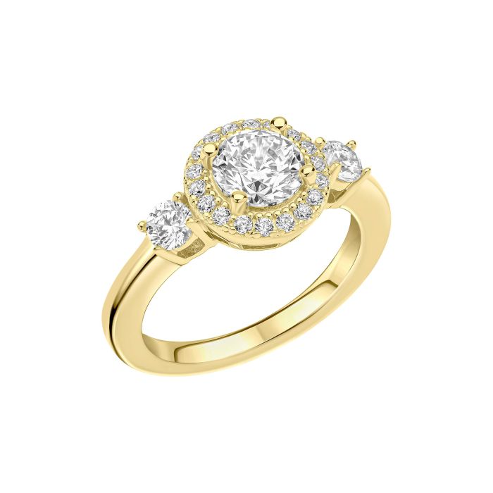 Diamonfire Halo Trilogy Ring