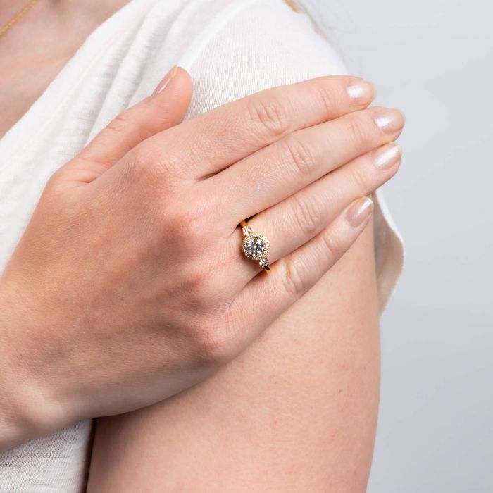 Diamonfire Halo Trilogy Ring