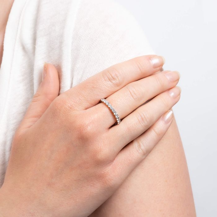 Diamonfire Zirconia Eternity Ring
