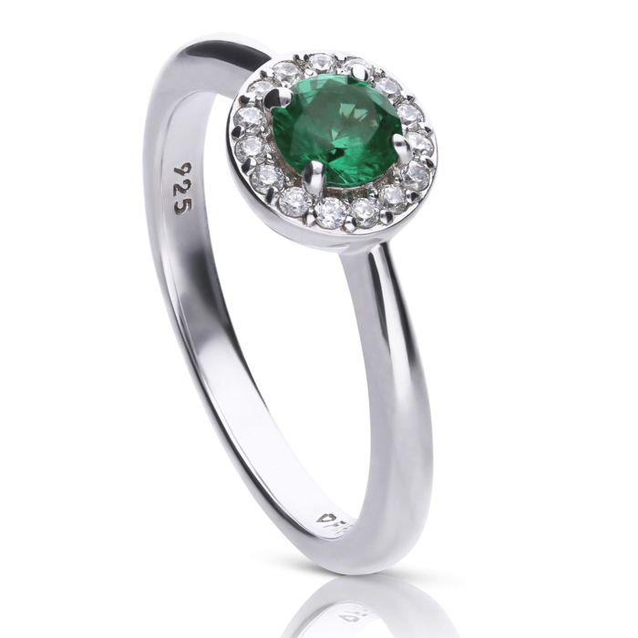 Diamonfire Round Colour Zirconia Ring