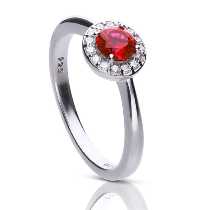 Diamonfire Round Colour Zirconia Ring