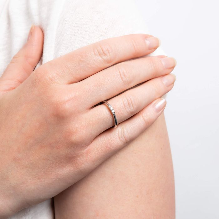 Diamonfire Trio Zirconia Ring
