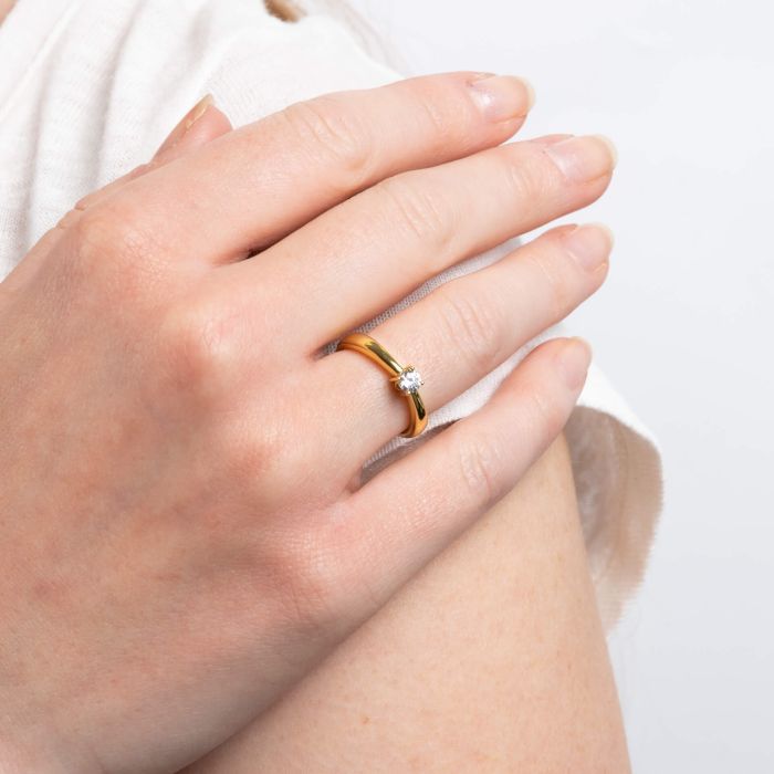 Diamonfire Four Claw Carat Ring