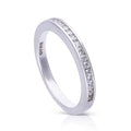Diamonfire Channel Set Half Eternity Ring