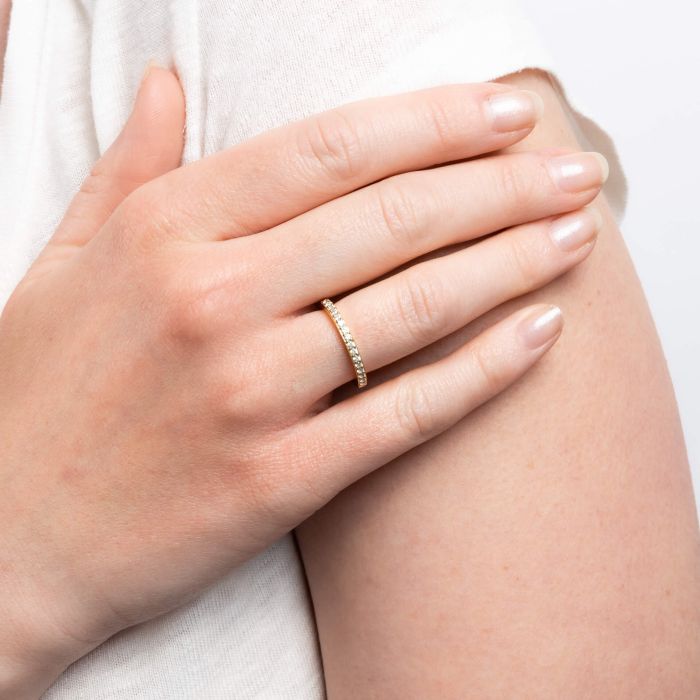 Diamonfire Half Eternity Ring
