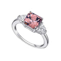 Diamonfire Square Cut Trilogy Ring