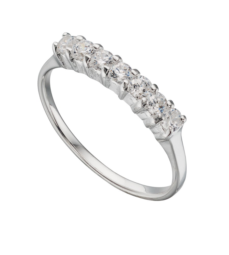 Beginnings Claw Set CZ Ring