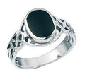 Beginnings Celtic Ring with Black Onyx
