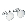 Beginnings Plain Round Cufflinks