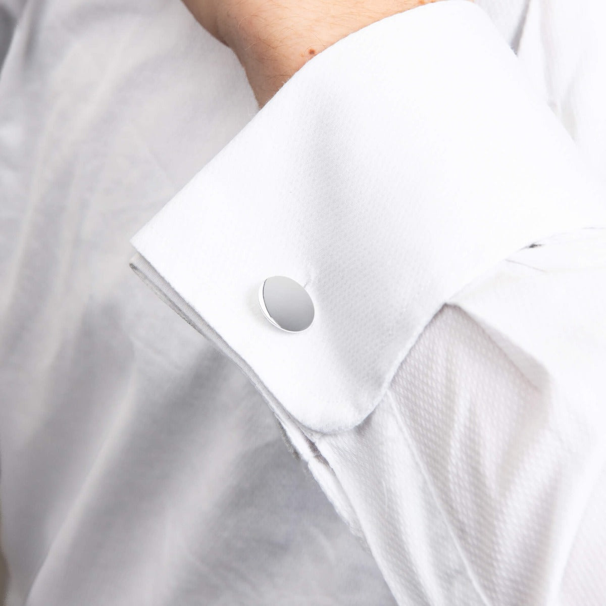 Beginnings Plain Oval Cufflinks