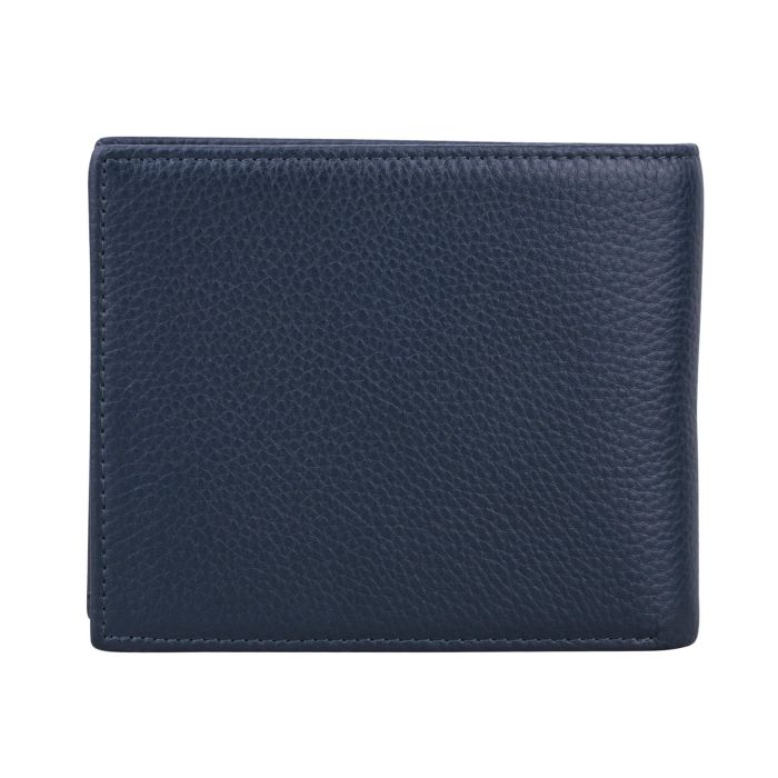Fred Bennett Navy Blue Leather Wallet