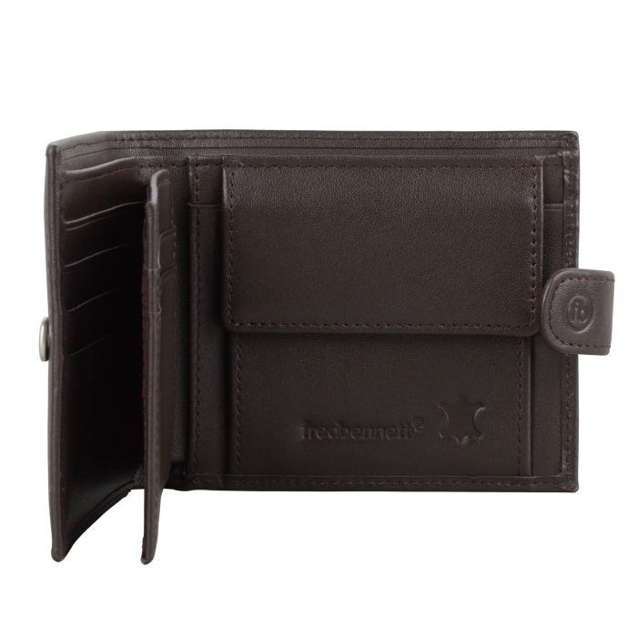 Fred Bennett Leather Wallet with Coin Purse