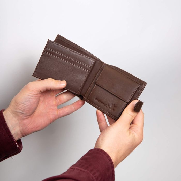 Fred Bennett Leather Wallet with Coin Purse