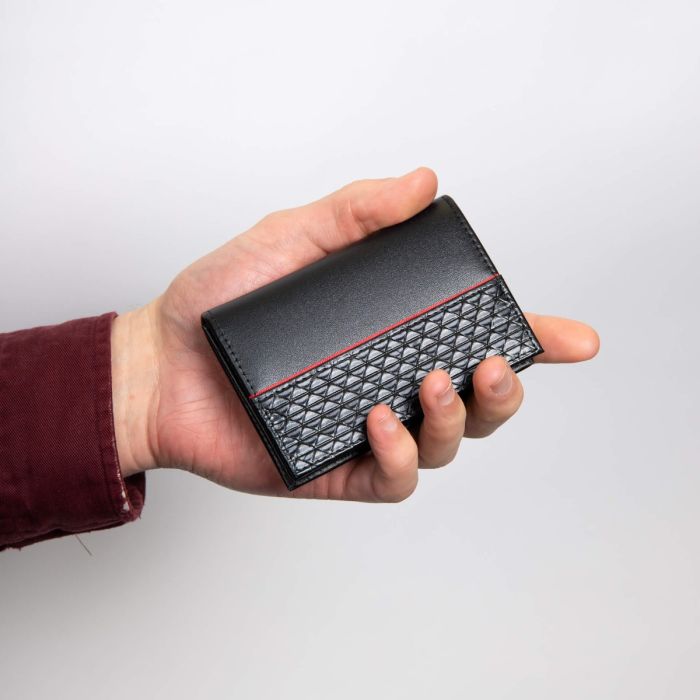 Fred Bennett Black Leather Card Holder