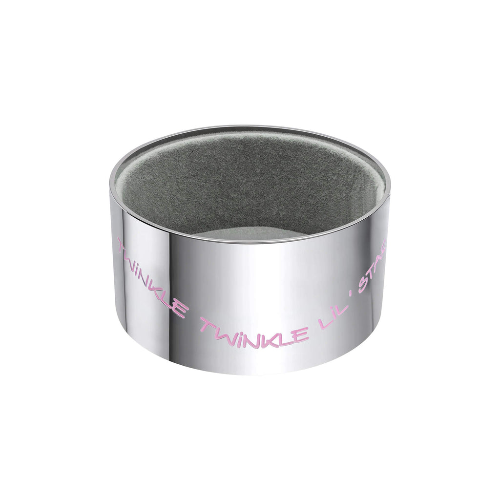 D For Diamond Pink Star Music Trinket Box with Crystal