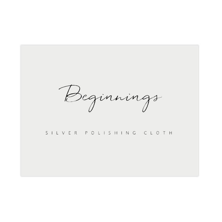 Beginnings Silver Jewellery Polishing Cloth
