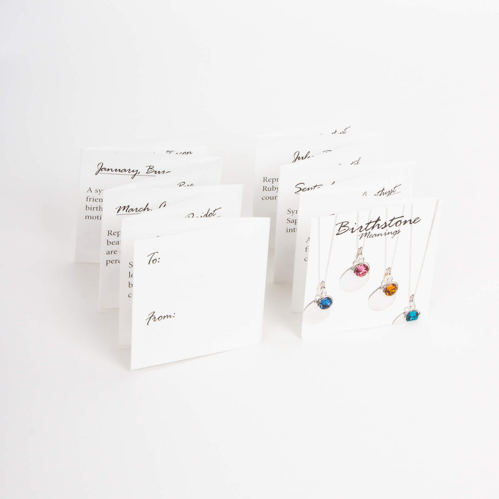 Beginnings Crystal Birthstone Hoop Earring Charms