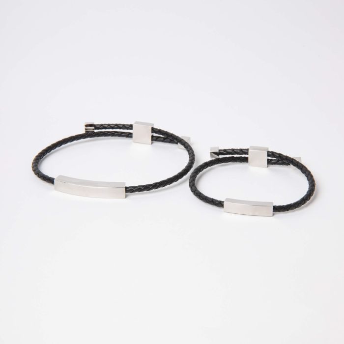 Fred Bennett Parent and Child Matching Leather Bracelet Kit